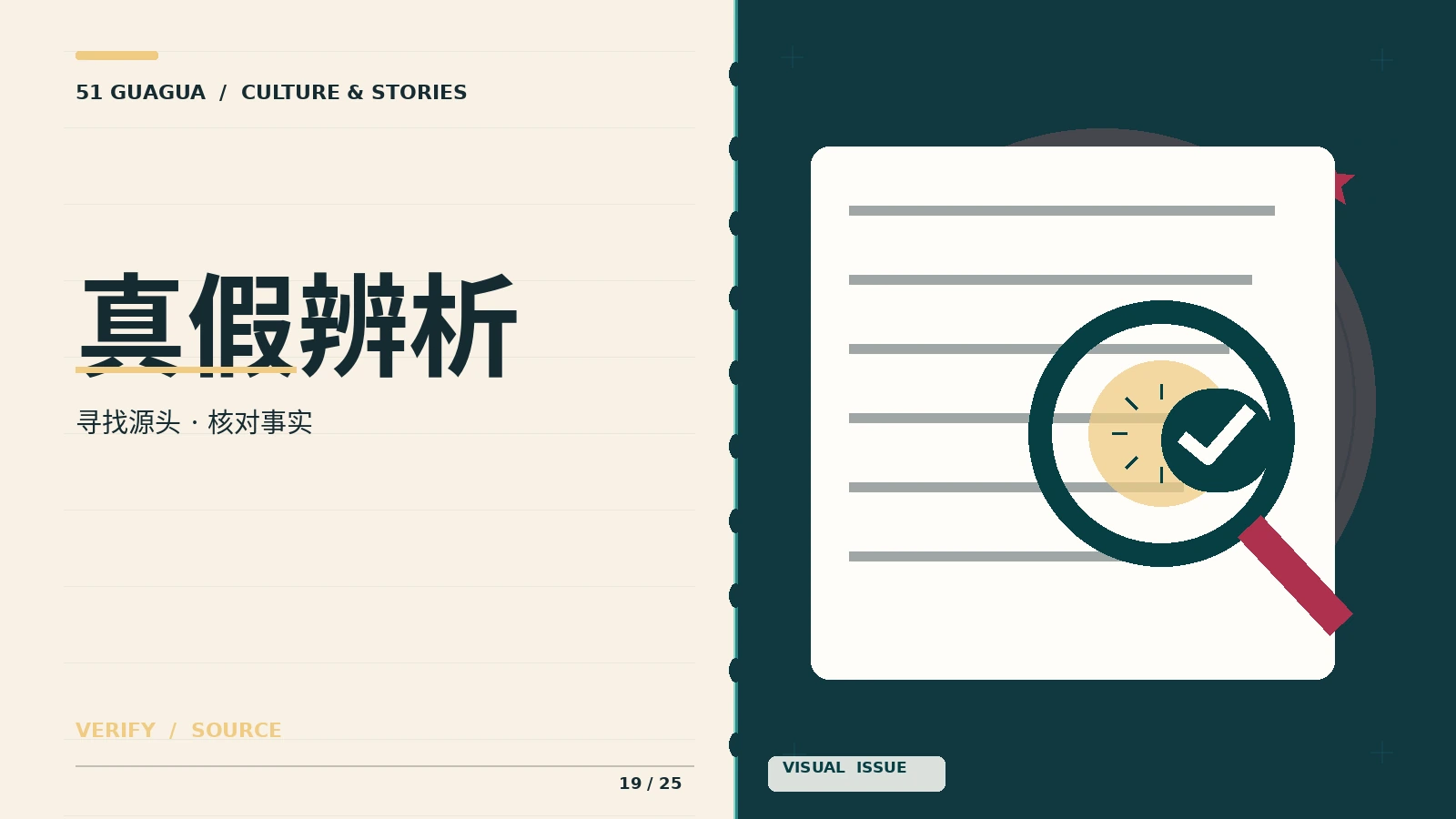 真假辨析信息核对